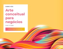 Coluna Do Modelo De Grade CSS Para Arte Conceitual Para Negócios