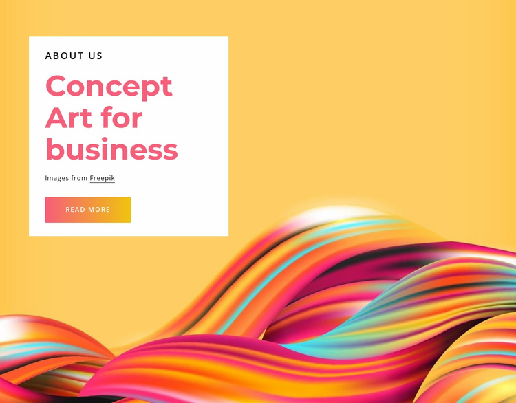 Concept art for business Website Design