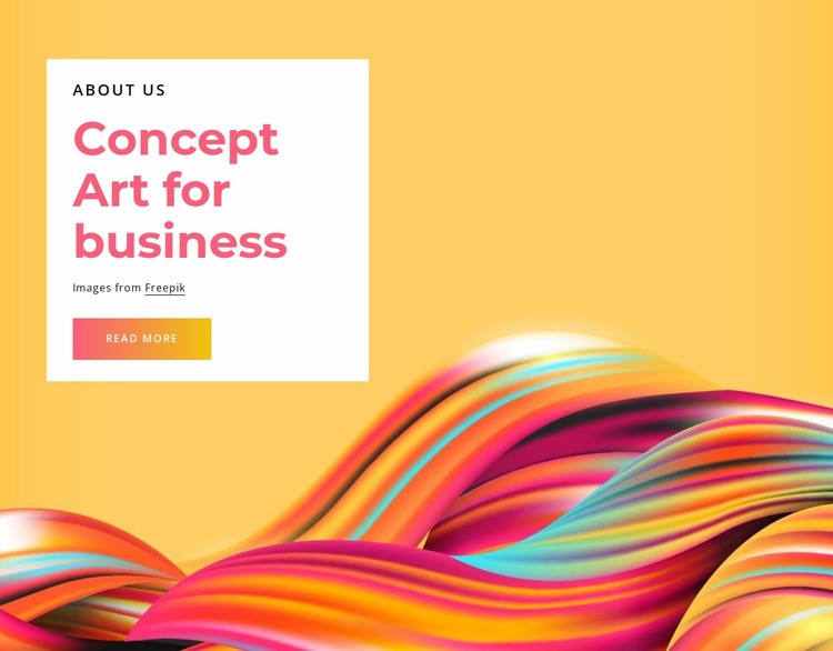 Concept art for business Wix Template Alternative