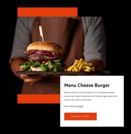 Prémiový Motiv WordPress Pro Sýrový Burger