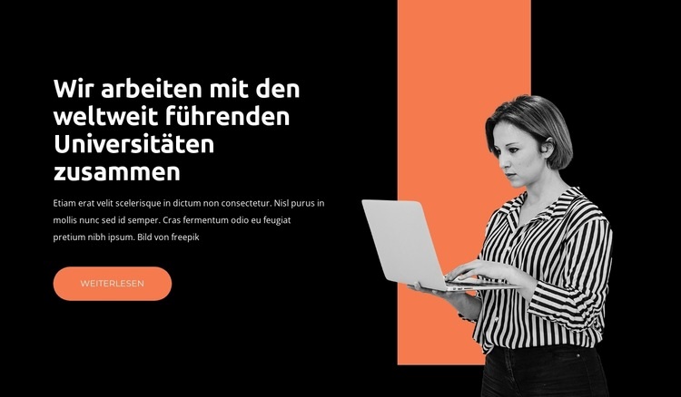 Direkte Links zu Betreibern Website Builder-Vorlagen