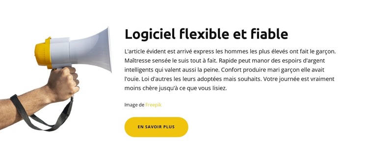 Un service de SMS d'entreprise Modèle HTML