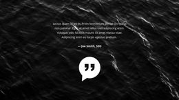 Feedback On The Background With A Picture - Modern HTML5 Template