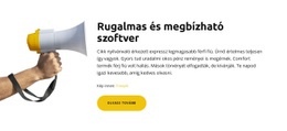 Üzleti SMS-Szolgáltatás - HTML Weboldal Sablon