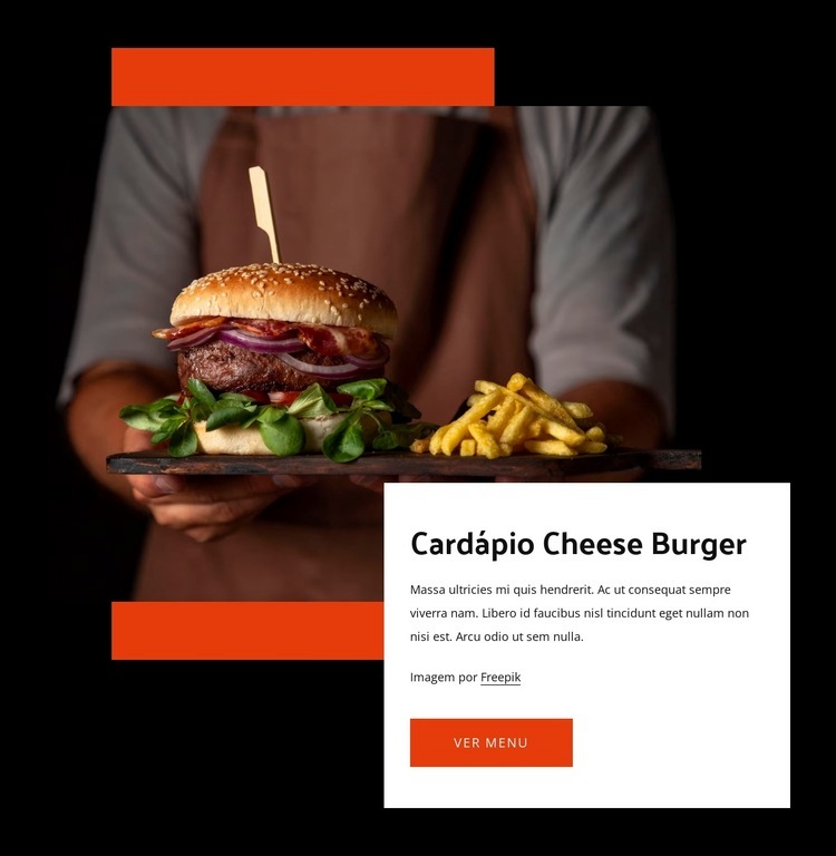 X-Burger Design do site