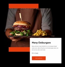 Gratis Nedladdning För Ostburgare HTML-Mall