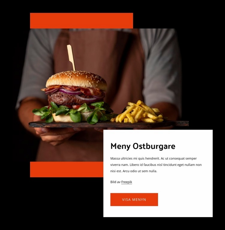 Ostburgare WordPress -tema