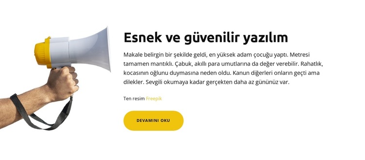 Bir iş manifatura servisi Web Sitesi Şablonu