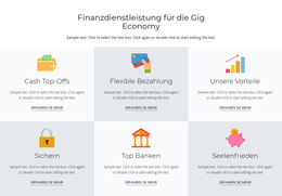 Finanzdienstleistungen Für Sie – Fertiges Website-Design