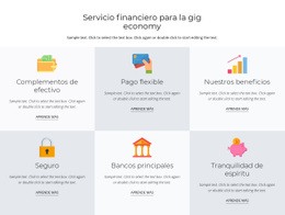 Servicios Financieros Para Ti -Maqueta De Sitio Web Lista Para Usar