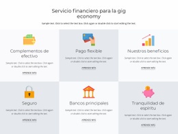 Servicios Financieros Para Ti: Plantilla Profesional Personalizable De Una Página