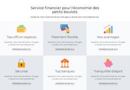 Conception De Site Prête À L'Emploi Pour Services Financiers Pour Vous