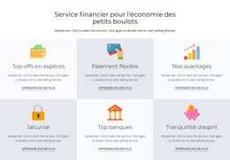 Services Financiers Pour Vous - Modèle De Page HTML