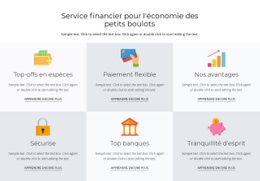 Services Financiers Pour Vous - Modèle HTML5 Réactif