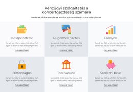 Használatra Kész Webhelytervezés A Következőhöz: Pénzügyi Szolgáltatások Az Ön Számára