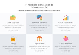 CSS-Menu Voor Financiële Diensten Voor Jou