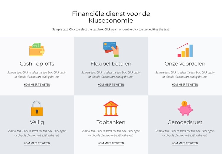 Financiële diensten voor jou Website ontwerp