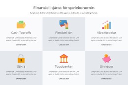 Finansiella Tjänster För Dig - HTML-Sidmall