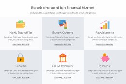 Sizin Için Finansal Hizmetler - HTML Template Builder