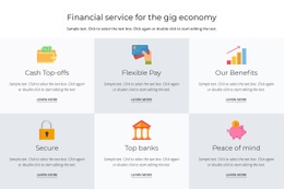 Financial Services For You - Responsive Web Page