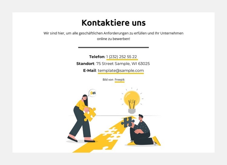 Greifen Sie auf eine Suite zu Website design