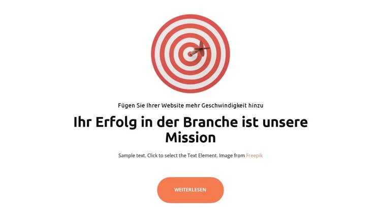 Kunden übergreifend Landing Page