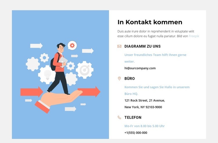 Kontakte hochladen und segmentieren Landing Page