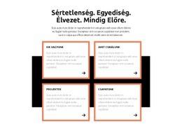 Átfogó Szint – E-Kereskedelmi Sablon