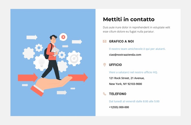 Carica e segmenta i contatti Modello Joomla