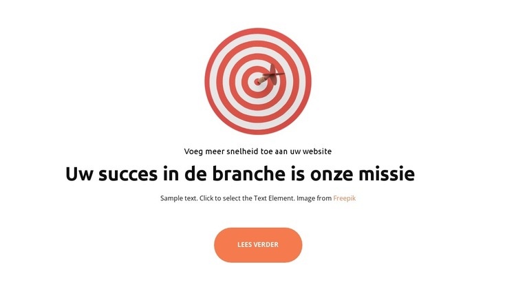 Klanten overspannen Website ontwerp