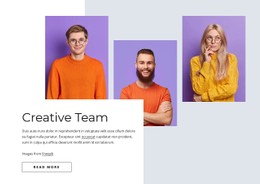 CSS Layout For Creative And Effective Team