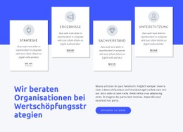 Wir Helfen Globalen Organisationen Einzelseiten-Website