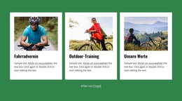 HTML-Website Für Ihr Lokaler Radsportverein