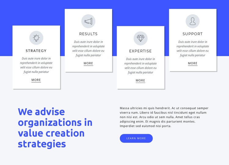 We help global organizations Elementor Template Alternative