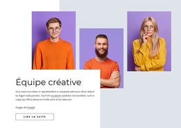 Équipe Créative Et Efficace - Modèle Web HTML