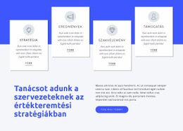 Segítünk A Globális Szervezeteknek Egyoldalas Webhely