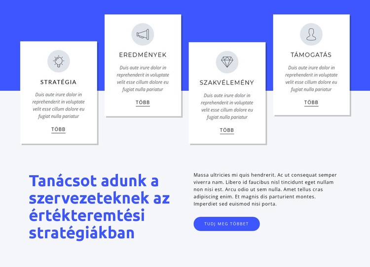 Segítünk a globális szervezeteknek CSS sablon