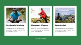 Modello Web Reattivo Per Il Tuo Club Di Ciclismo Locale