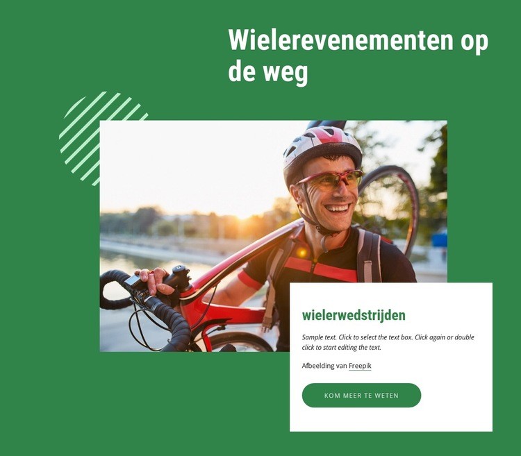 Fietsevenementen voor renners van elk niveau Bestemmingspagina