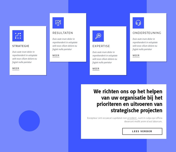 We bieden deskundige adviezen Website Builder-sjablonen