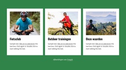 Uw Lokale Wielerclub - Responsieve Websitesjabloon