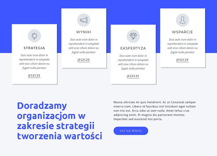 Pomagamy globalnym organizacjom Szablony do tworzenia witryn internetowych