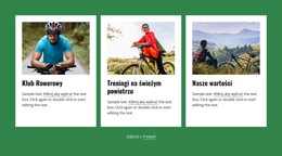 Twój Lokalny Klub Rowerowy - Responsywny Szablon Strony Internetowej