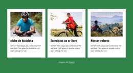 Seu Clube De Ciclismo Local – Modelo De Site Responsivo