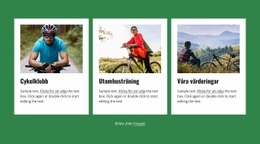 Din Lokala Cykelklubb - Responsiv Webbplatsmall
