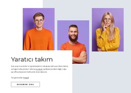 Yaratıcı Ve Etkili Ekip Için CSS Düzeni