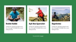 Yerel Bisiklet Kulübünüz - Ücretsiz HTML5 Şablonu