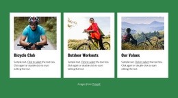 Your Local Cycling Club - Best One Page Website