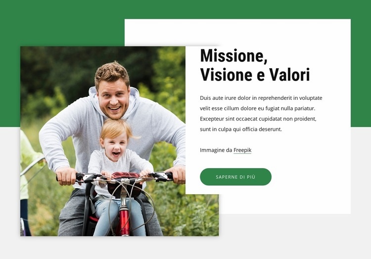 I valori del club ciclistico Costruttore di siti web HTML