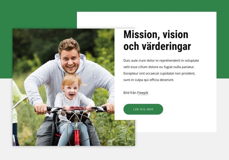 Cykelklubbens värderingar Hemsidedesign